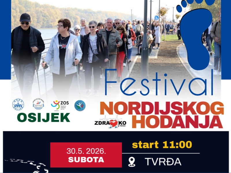Festival nordijskog hodanja Osijek 2026.